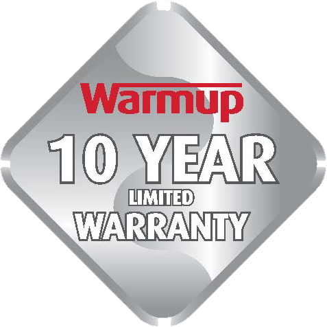 Warmup Ten Year Limited Warranty